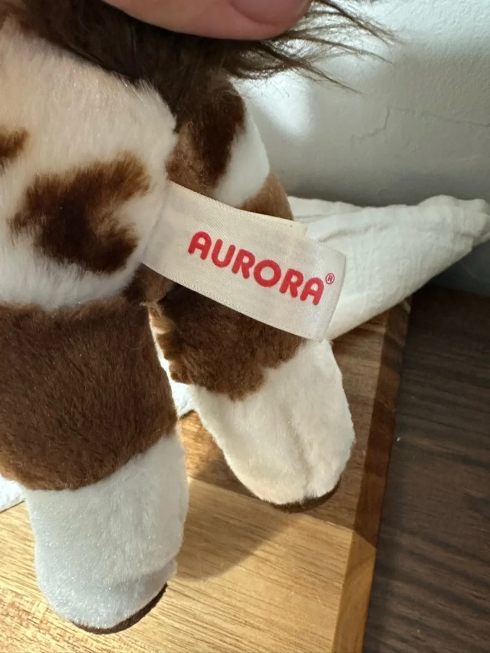 Aurora Brown and White Plush Horse Appaloosa Stuffed Animal